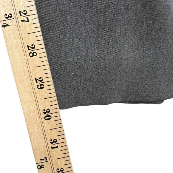 Casual Corner Gray Two-Piece Zip Front Spread Collar Pant Suit Size 6 - Picture 10 of 10